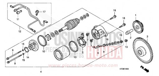 MOTEUR DE DEMARRAGE PES1259 de 2009
